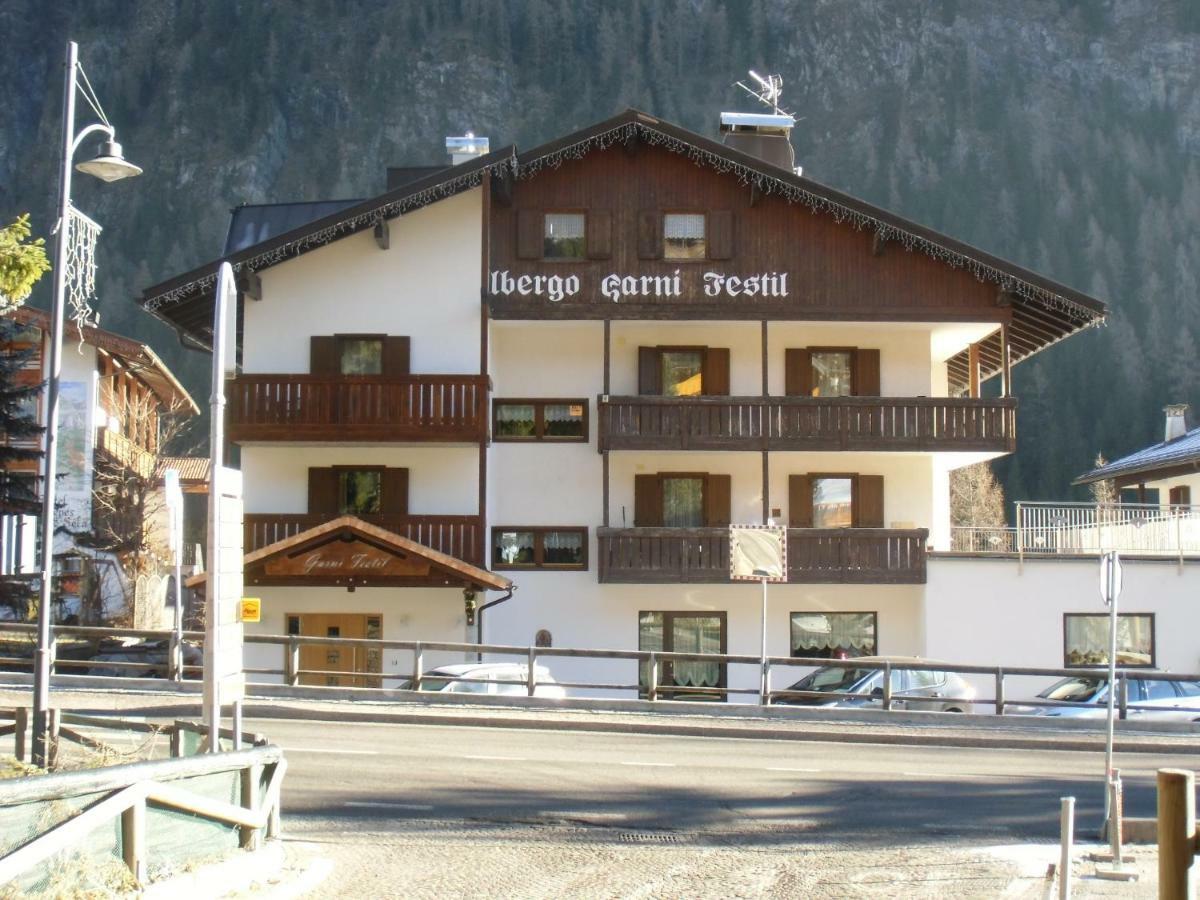 Garni Festil Hotel Campitello di Fassa Exterior foto